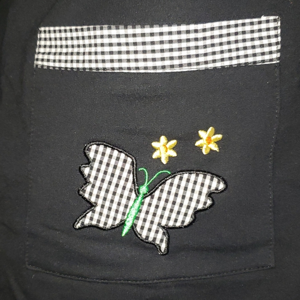 Butterfly and Flowers Embroidered Cardigan - Picture 6 of 11